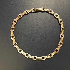 Sterling Silver Mexican Chain Link Necklace 925 TM 153